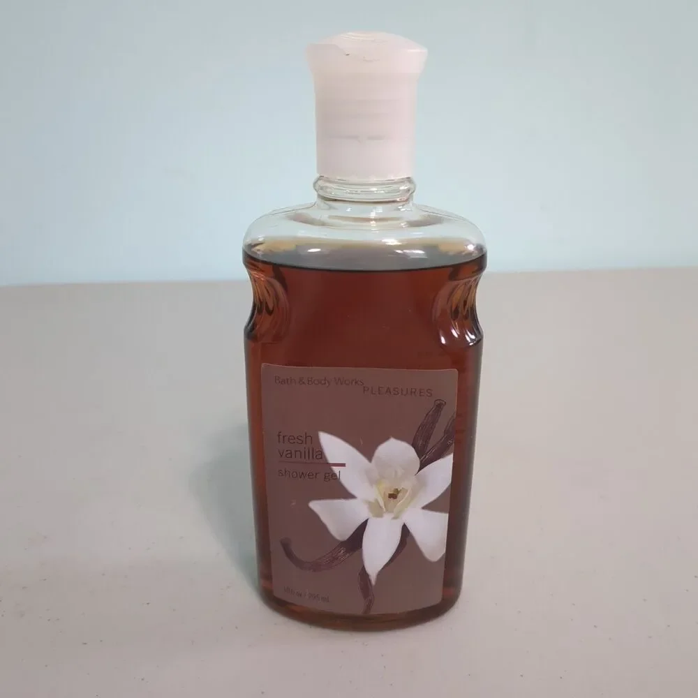 Bath & Body Works Fresh Vanilla Shower Gel / Wash 10oz Extremely Rare vintage